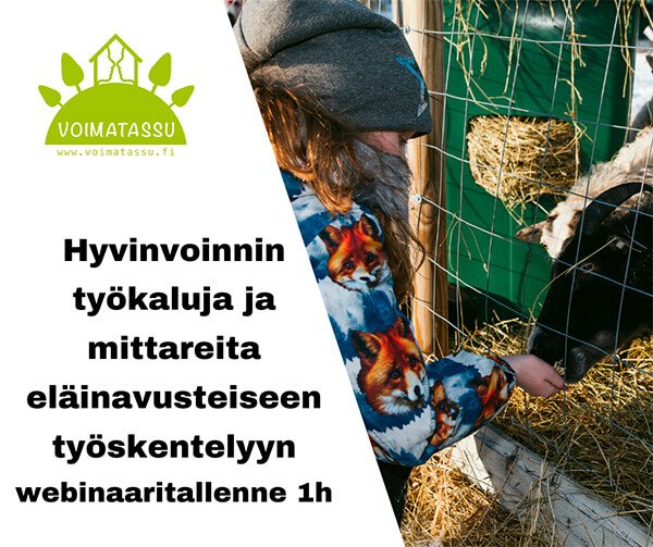 Hyvinvoinnin työkaluja ja mittareita eläinavusteiseen työskenteleyyn
